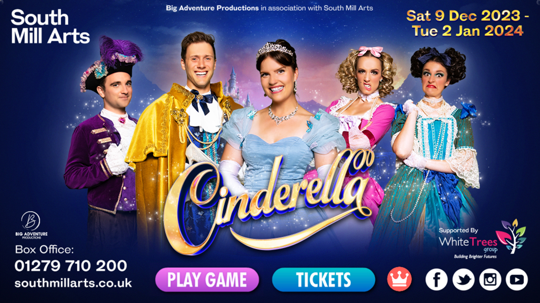 See Cinderella at South Mill Arts this Christmas!